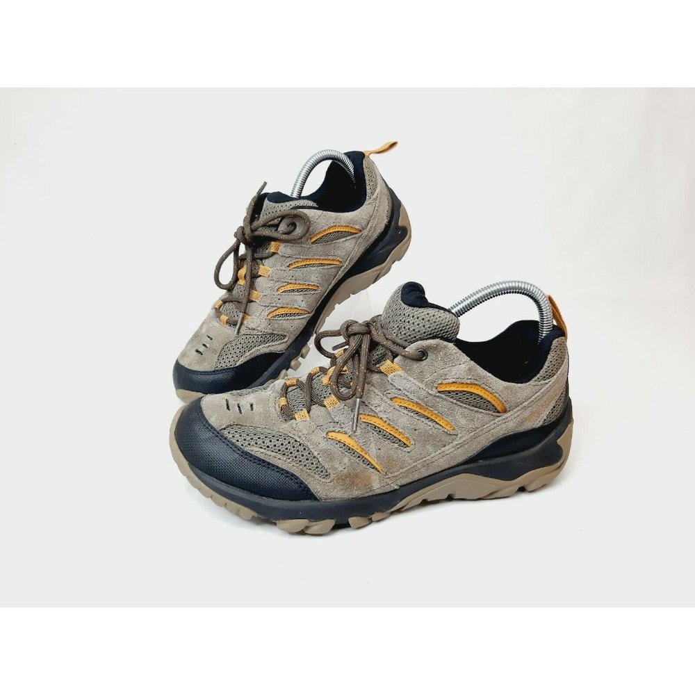 Merrell Men's Gray Size 8.5 Boulder Select Dry Hiking Trail Shoes Ventilated